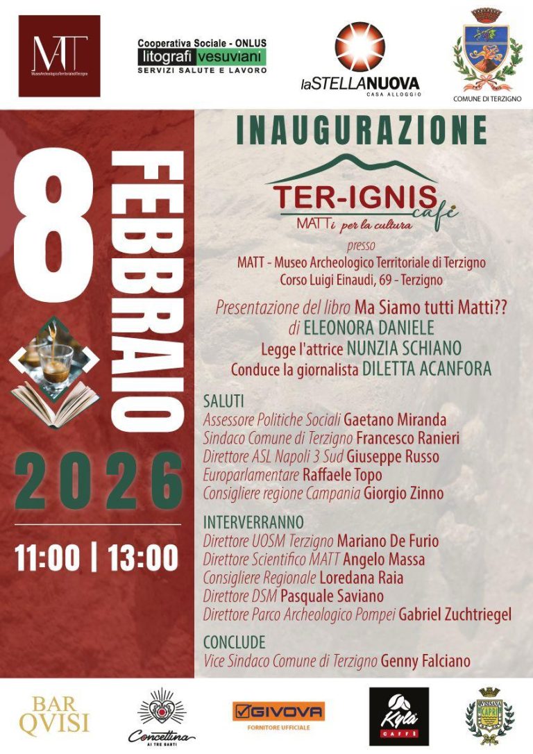 Al MATT al via il “Ter-Ignis Café”: cultura, inclusione e comunità al centro dell’evento dell’8 febbraio
