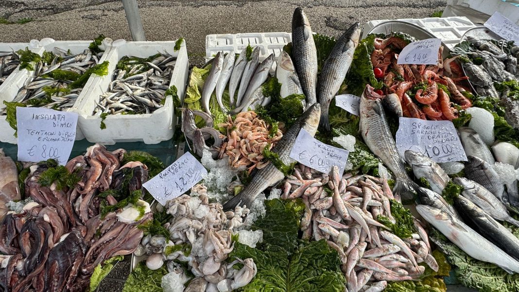 Vigili vanno al mercato di Marigliano e sequestrano un quintale di pesce