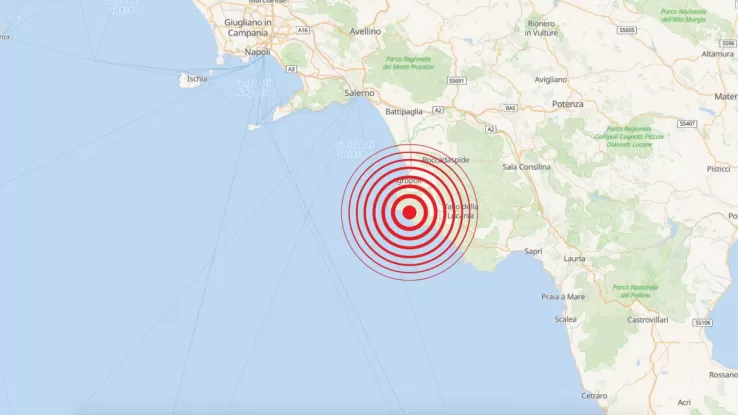 Terremoto di magnitudo 4.5 nel Salernitano
