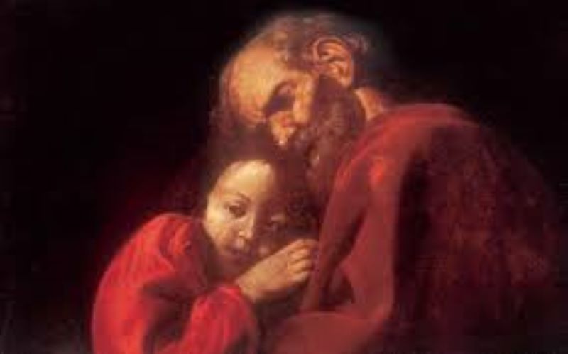 Nel quadro di Battistello Caracciolo San Giuseppe è un affettuoso padre “napoletano”