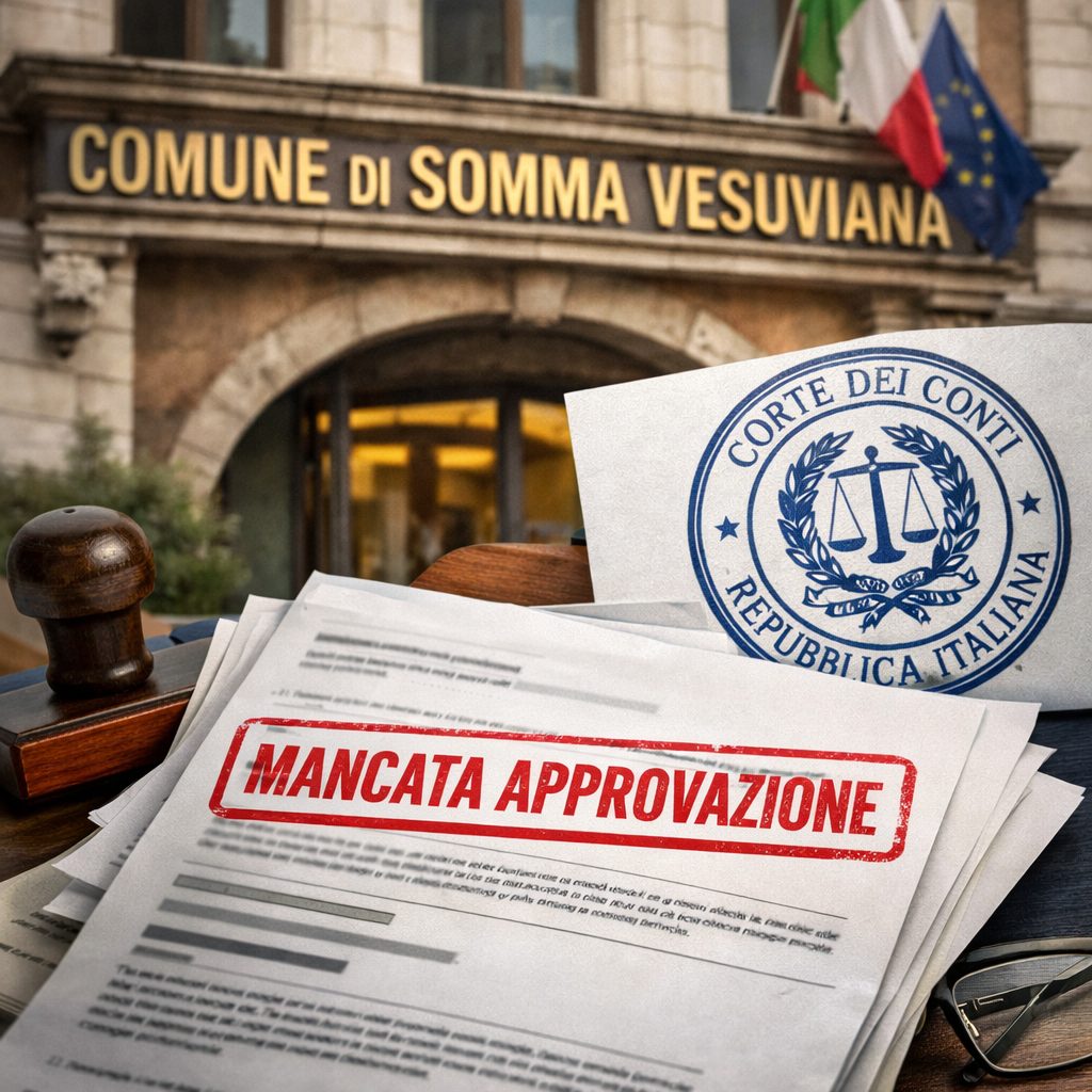 Somma Vesuviana, accertata la mancata approvazione del piano di riequilibrio