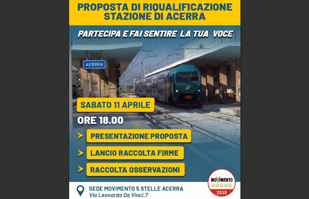 Stazione e passaggi da riqualificare, M5S lancia petizione popolare: “Museo e strada verde pedonale”