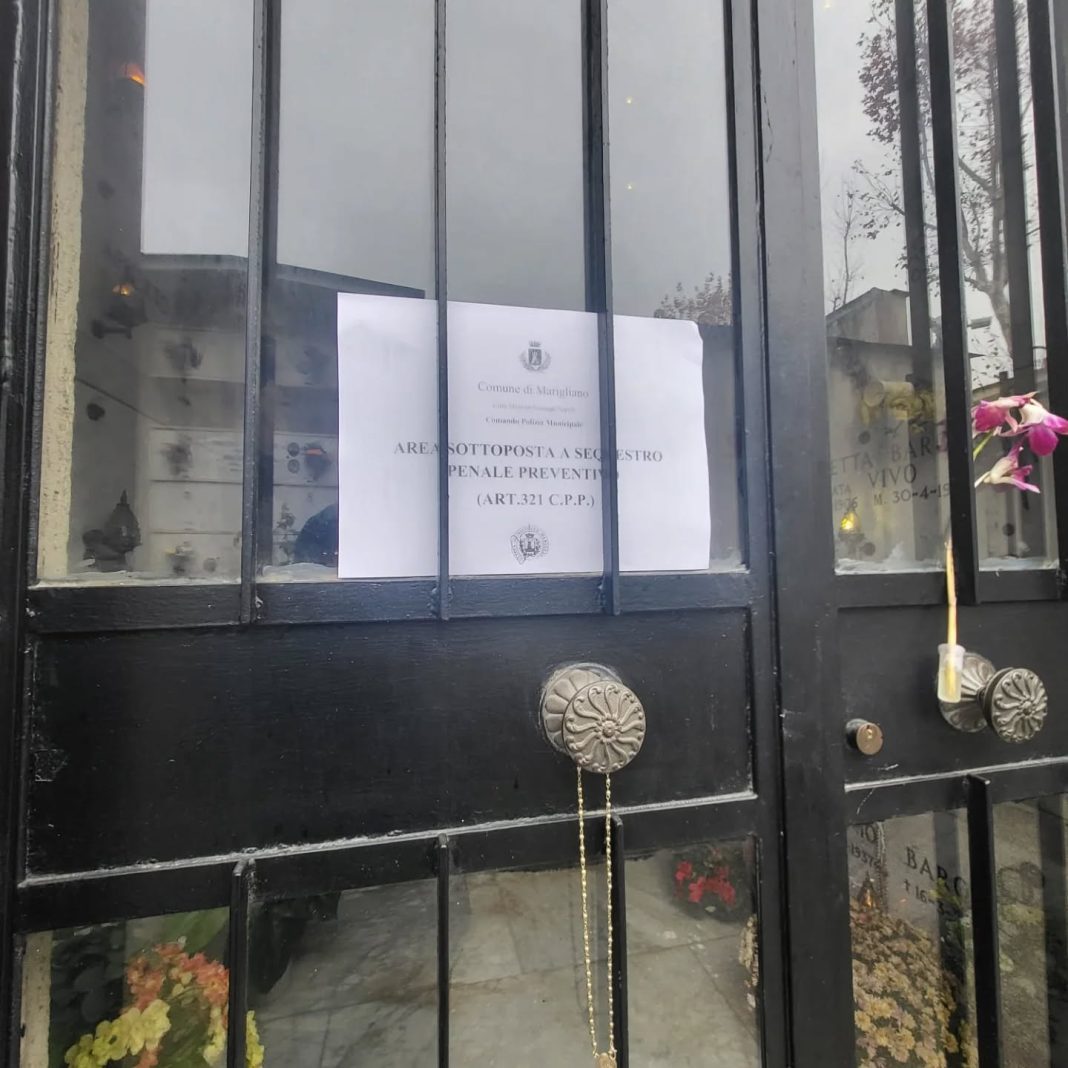 Tumulazioni irregolari, parte indagine su Marigliano