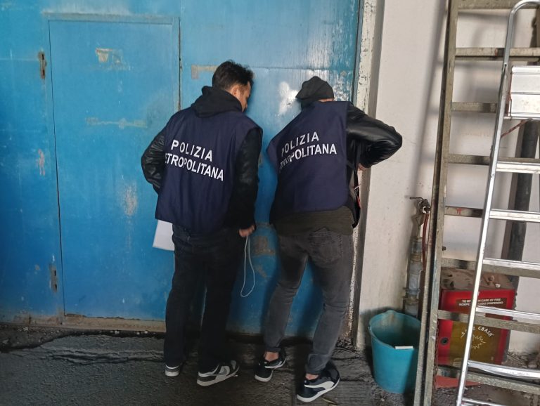 Sequestrata officina abusiva di 700 mq: cinque lavoratori in nero