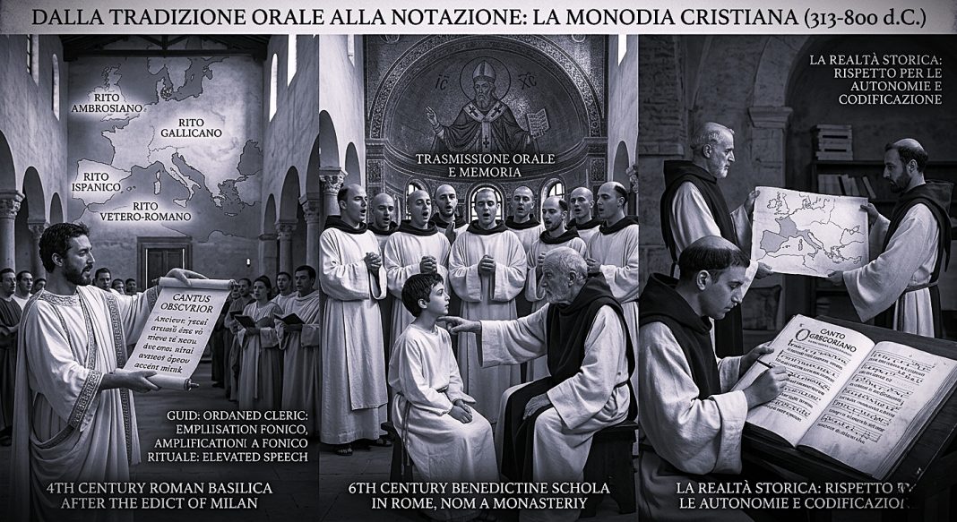 La monodia liturgica cristiana: il Cantus Obscurior