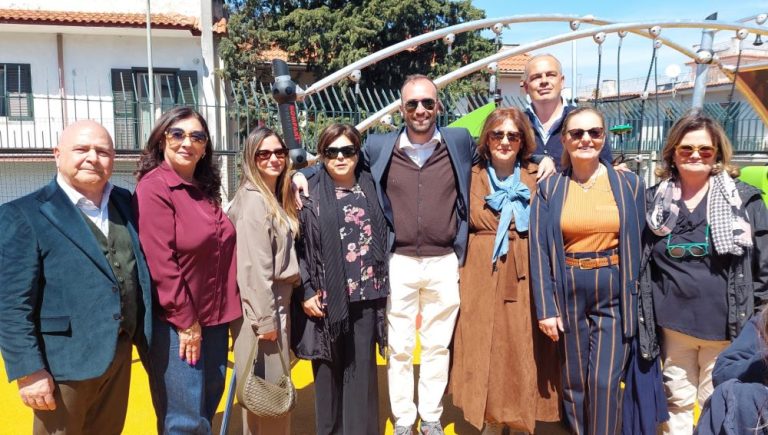 Pollena Trocchia, al plesso Fusco dell’I.C. Gaetano Donizetti inaugurata l’area ludico-fitness