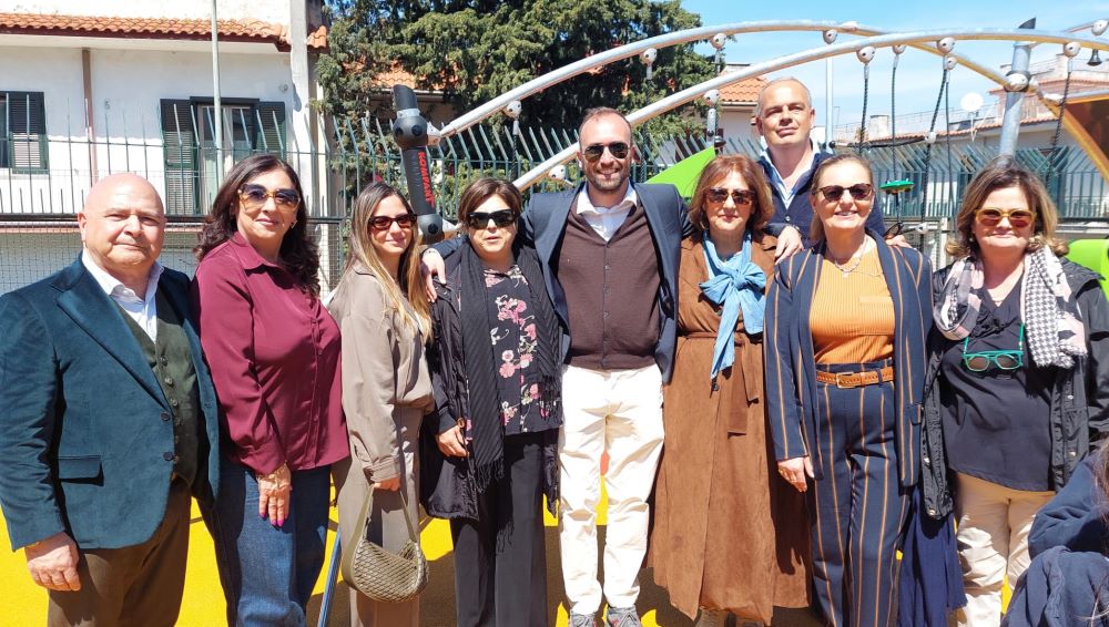 Pollena Trocchia, al plesso Fusco dell’I.C. Gaetano Donizetti inaugurata l’area ludico-fitness