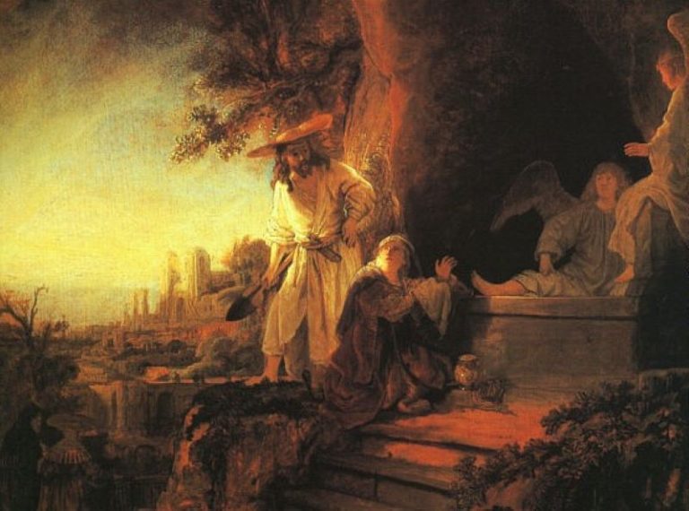 “Cristo risorto e vestito da giardiniere appare alla Maddalena” nel capolavoro di Rembrandt