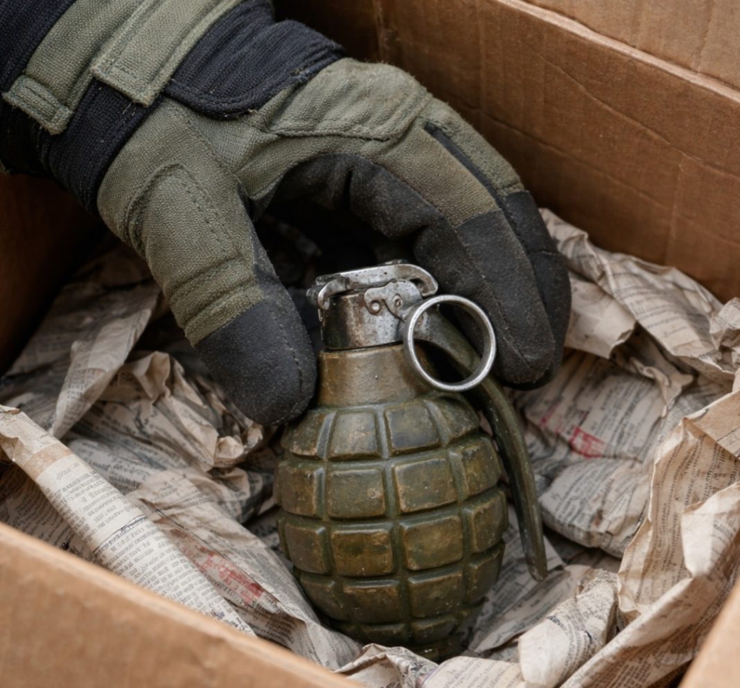 Trova una bomba a mano nel pacco del padre defunto, palazzo evacuato a Brusciano