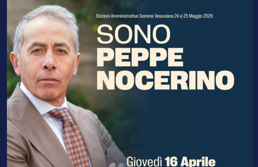Nocerino candidato sindaco a Somma Vesuviana. Giovedì nuovo incontro pubblico