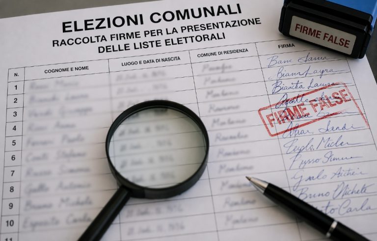Firme false per le liste elettorali, 8 indagati tra parlamentari e politici