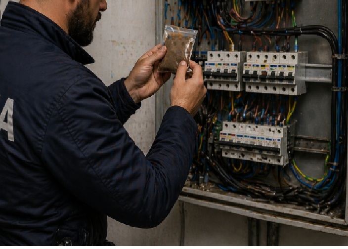 Hashish nascosto nel quadro elettrico, il trucco dei pusher di Acerra: blitz con arresto