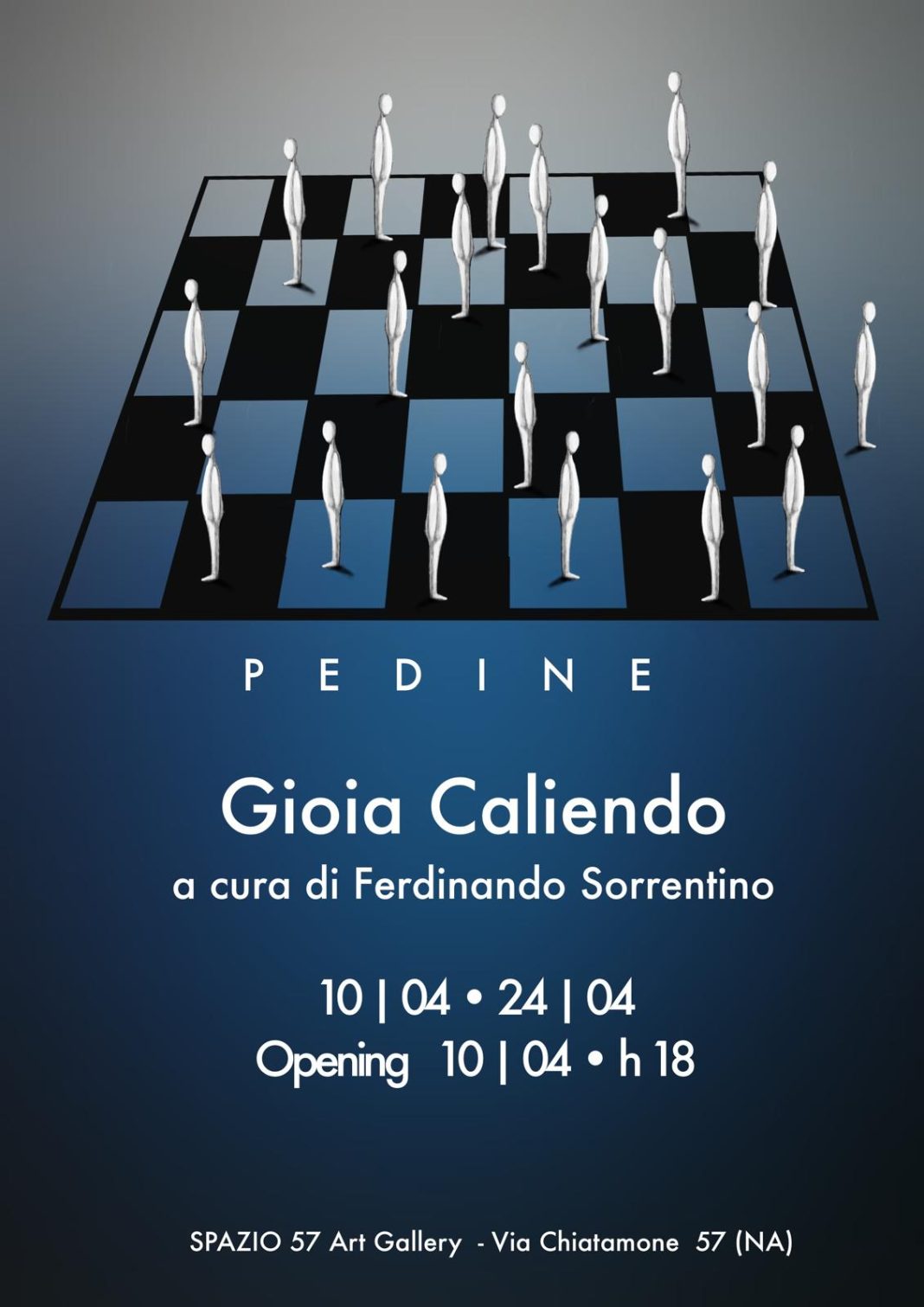 A Napoli la personale di Gioia Caliendo: allo Spazio 57 arriva “Pedine”