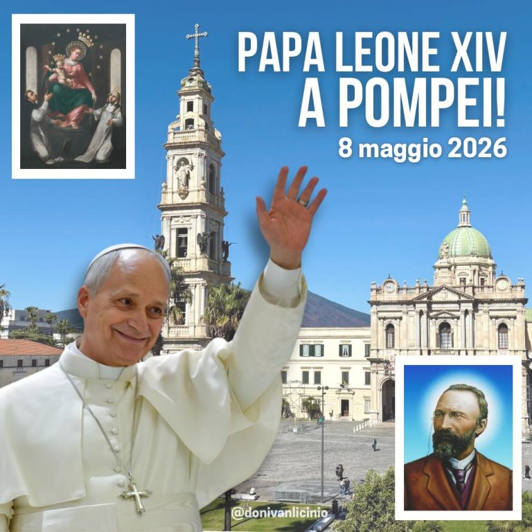Pompei, grande attesa per l’arrivo di Papa Leone XIV