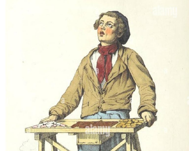Un antico protagonista delle feste patronali: il venditore di franfellicchi, che non erano chiacchiere, ma dolcetti