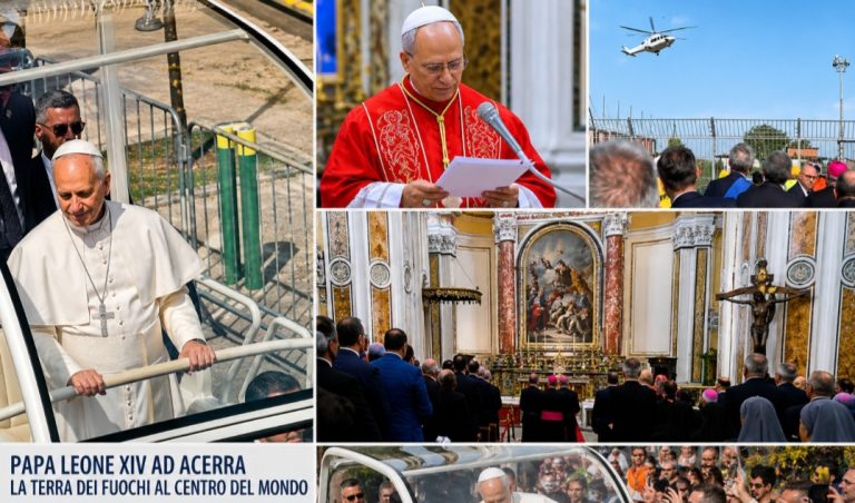 Acerra abbraccia Papa Leone XIV: “Qui troppi innocenti uccisi dall’inquinamento”