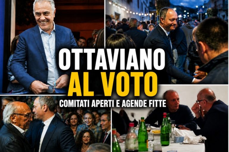 Ottaviano verso il voto, comitati aperti e fair play: le mosse dei 4 candidati