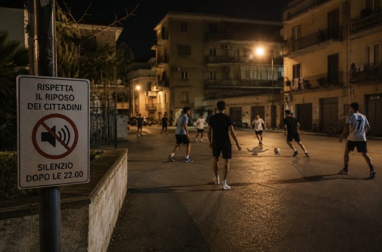 Palma Campania, partite di calcio in strada durante la notte: il sindaco annuncia provvedimenti