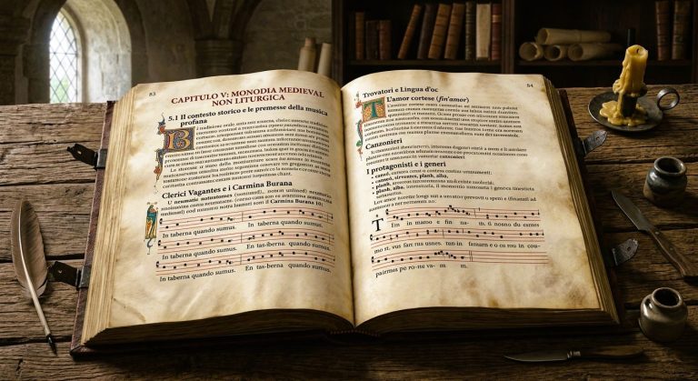 La monodia medievale: dalla lirica trobatorica alla lirica trovierica