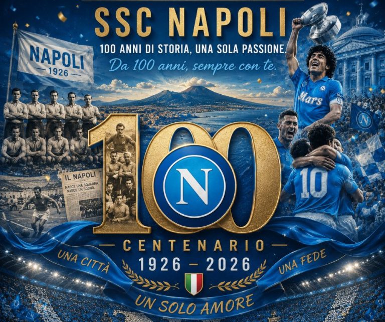 Napoli, cent’anni d’azzurro: una squadra, un popolo, un pezzo d’eternità