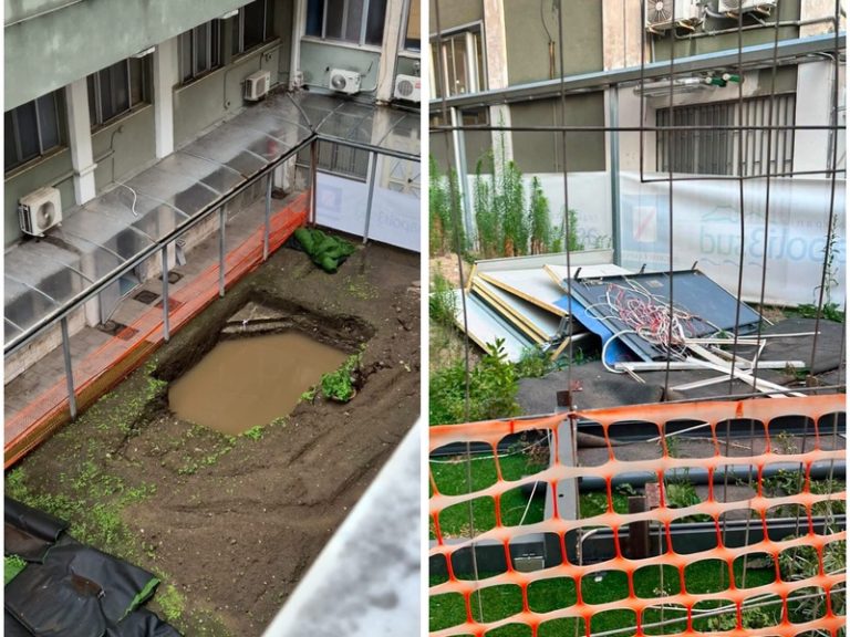 Nola, lavori “infiniti” e degrado al piano terra dell’Ospedale Santa Maria della Pietà