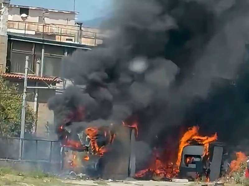 Nola, terzo incendio nel giro di una settimana