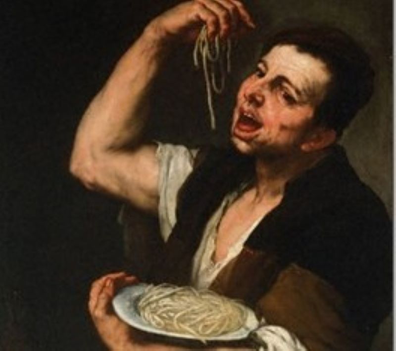 “Il mangiamaccheroni” nei quadri di M. Stomer, di L. Giordano e di R. Guttuso