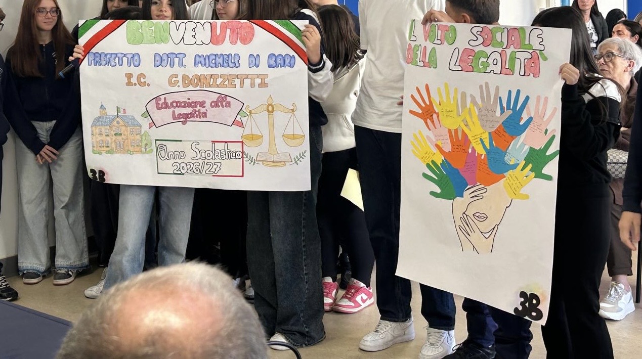 Pollena: gli studenti del Donizetti protagonisti della legalità